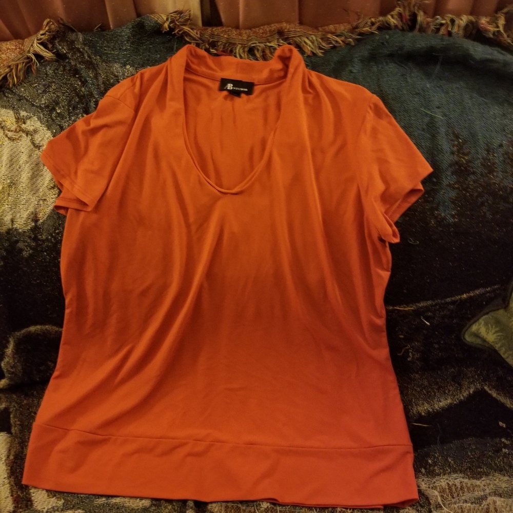 Orange dress top with string